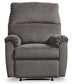 Nerviano Zero Wall Recliner-- Dark Gray Color