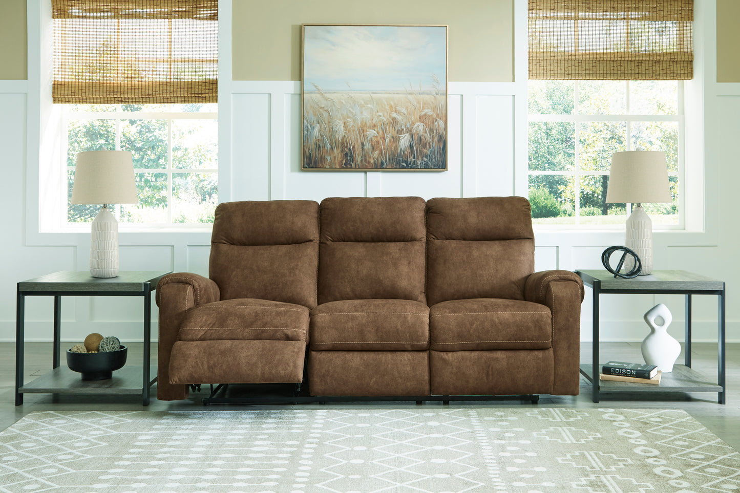 Edenwold Reclining Sofa--- Brindle Color