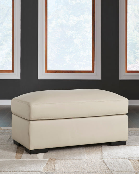 Treasure Trove Ottoman- Almond Color