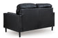 Bryceview Loveseat- Leather- Onyx Color