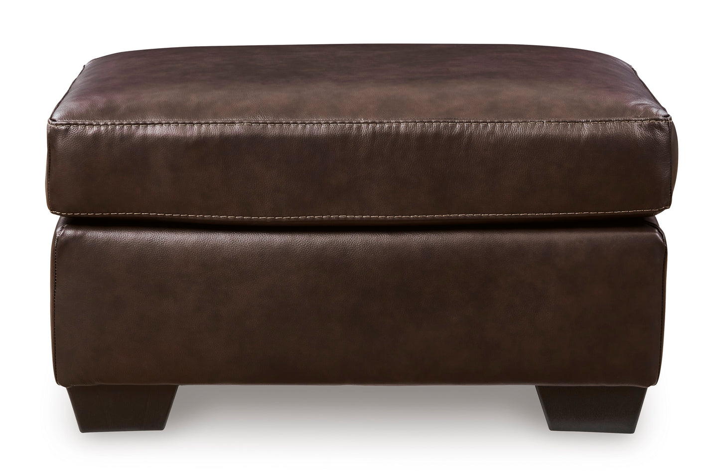 Santorine Ottaman Leather- Dark Brown Color