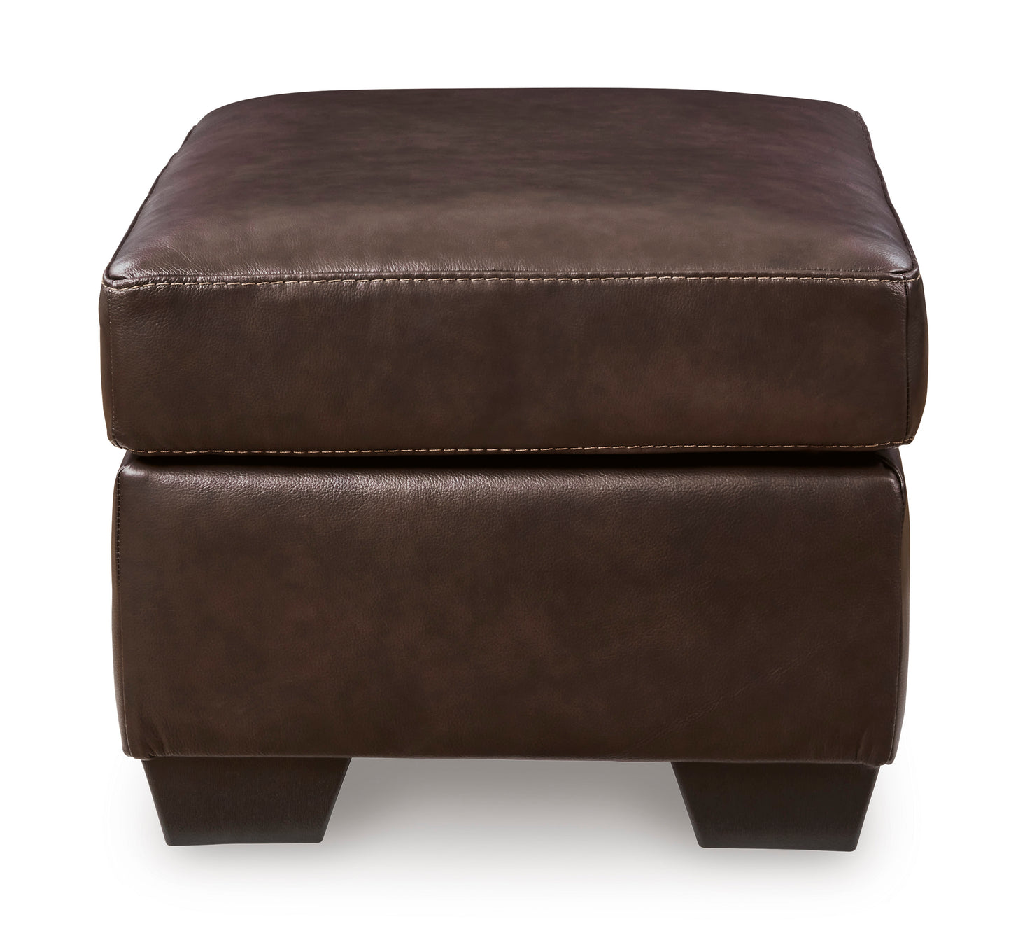 Santorine Ottaman Leather- Dark Brown Color