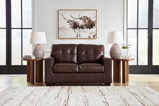 Santorine Loveseat-- Dark Brown Color