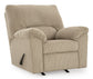 SimpleJoy Rocker Recliner-- Sand Color