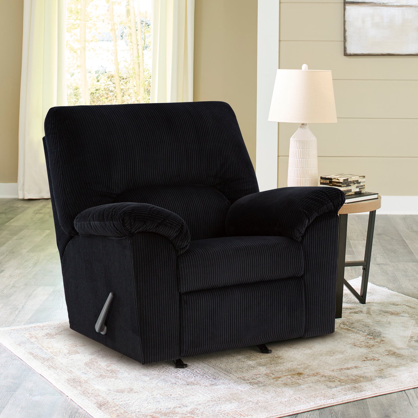 SimpleJoy Rocker Recliner- Onyx Color