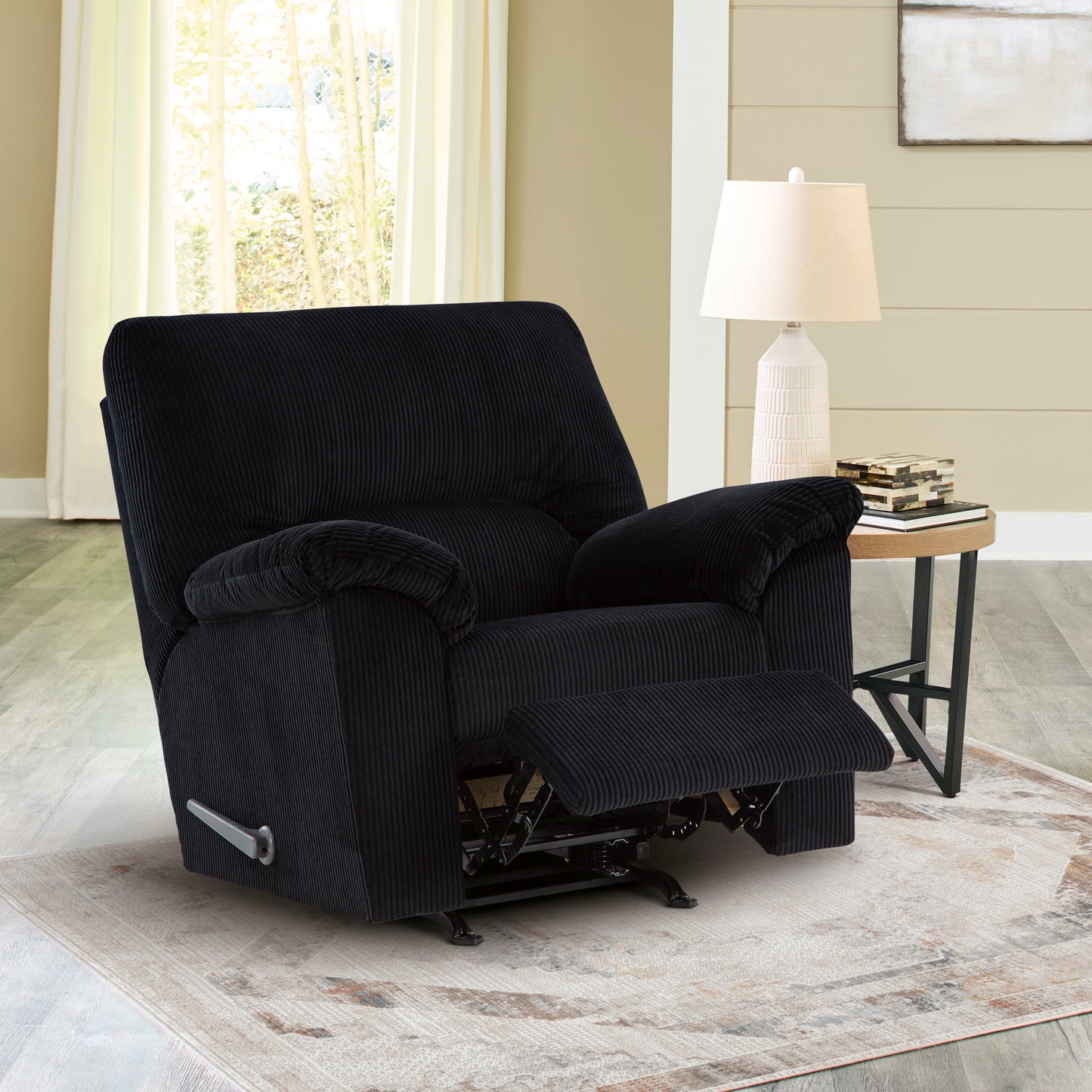 SimpleJoy Rocker Recliner- Onyx Color