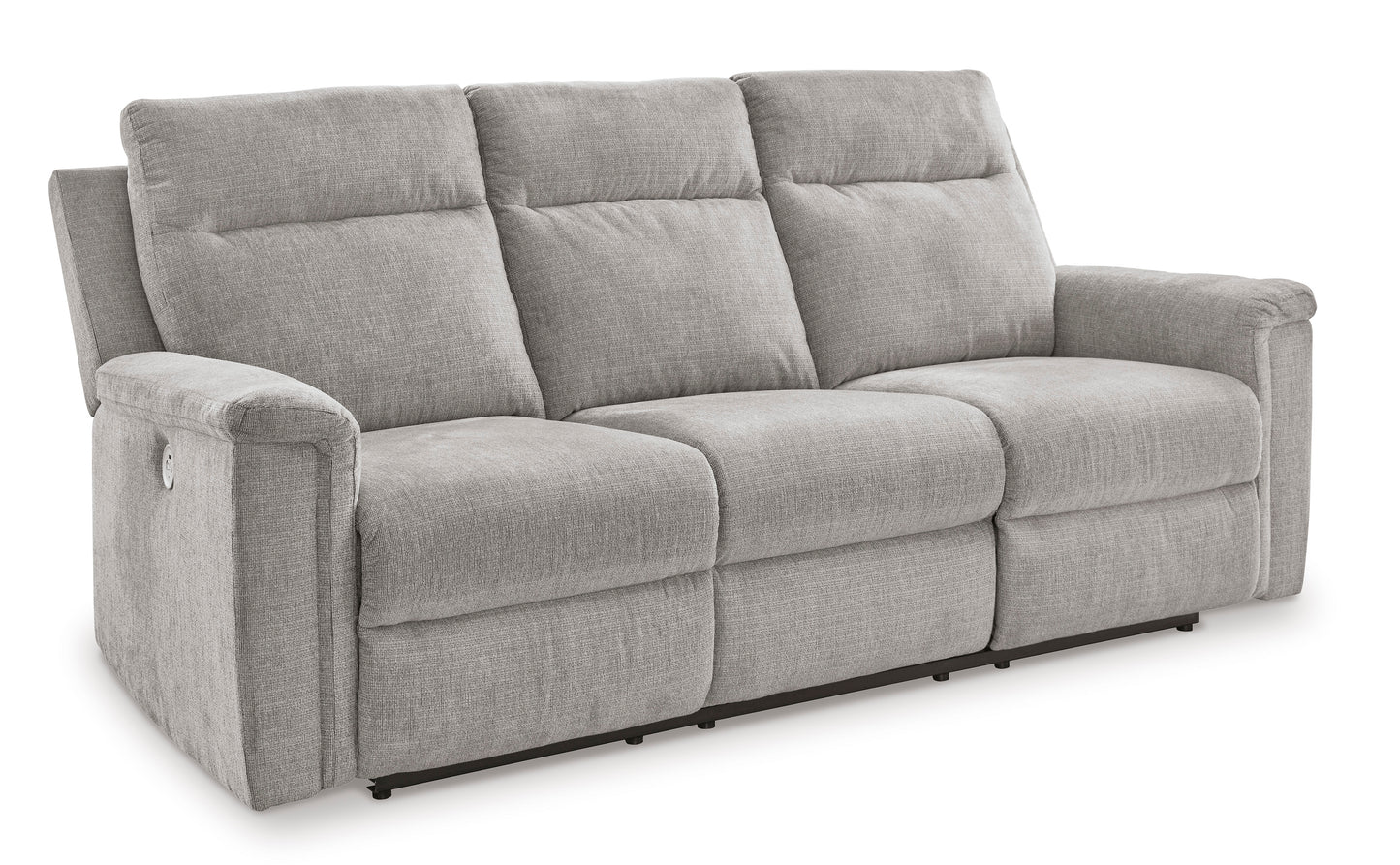 Barnsana Reclining Power Sofa---Ash Color