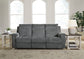 Barnsana Reclining Power Sofa-- Gravel Color