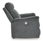 Barnsana Power Rocker Recliner- Gravel Color