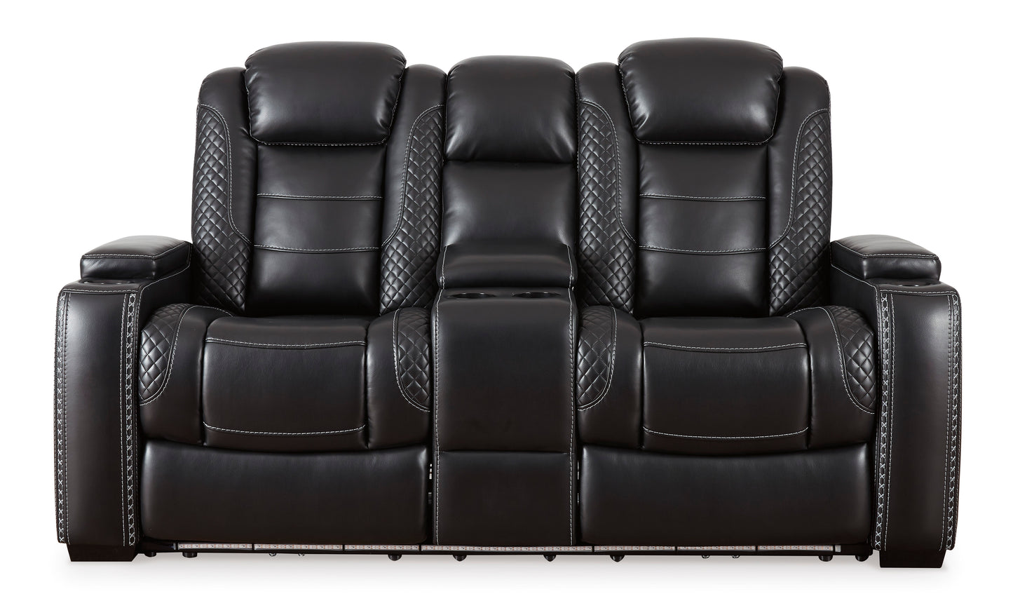 Party Time Power Reclining Loveseat with Console