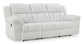 Frohn Reclining Sofa-- Snow Color