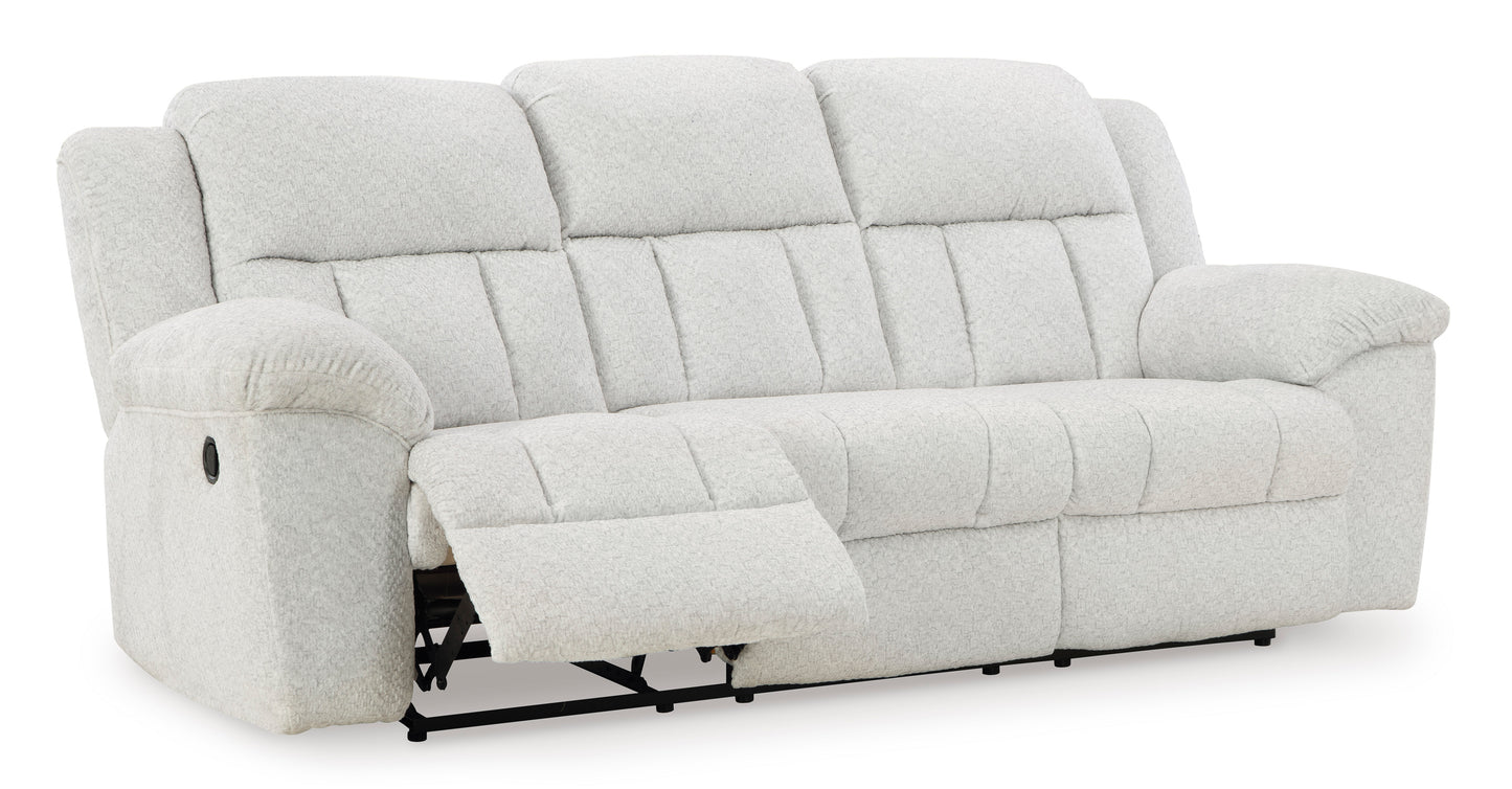 Frohn Reclining Sofa-- Snow Color