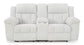 Frohn DBL Rec Loveseat w/Console- Snow Color