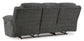 Frohn Reclining Sofa--- Graphite Color