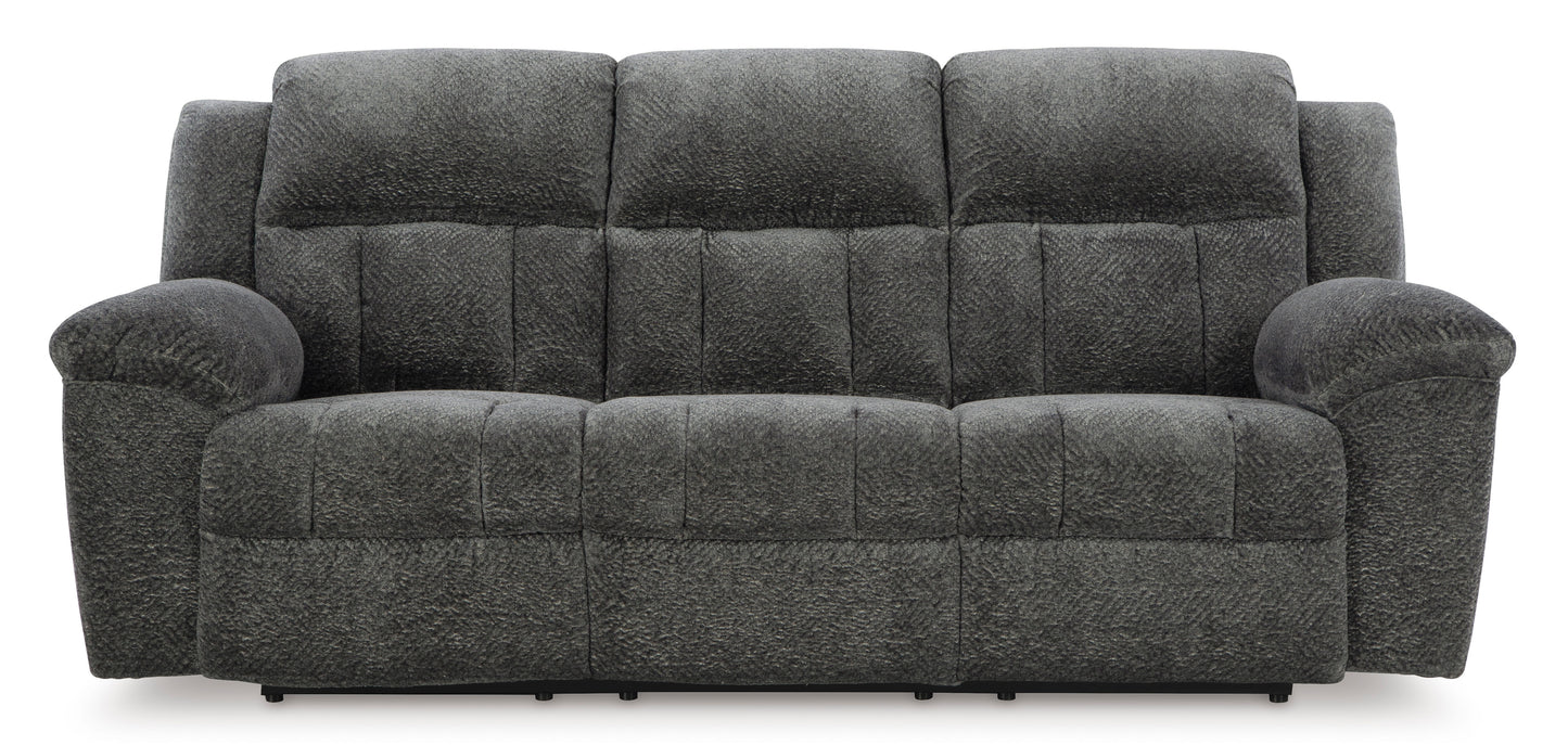 Frohn Reclining Sofa--- Graphite Color