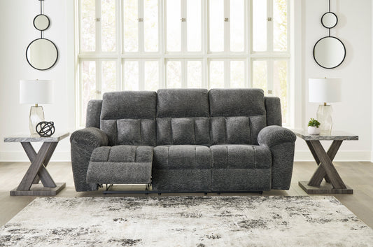 Frohn Reclining Sofa--- Graphite Color