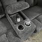 Frohn DBL Rec Loveseat w/Console- Graphite  Color