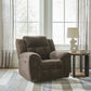 Frohn Rocker Recliner- Chocolate Color