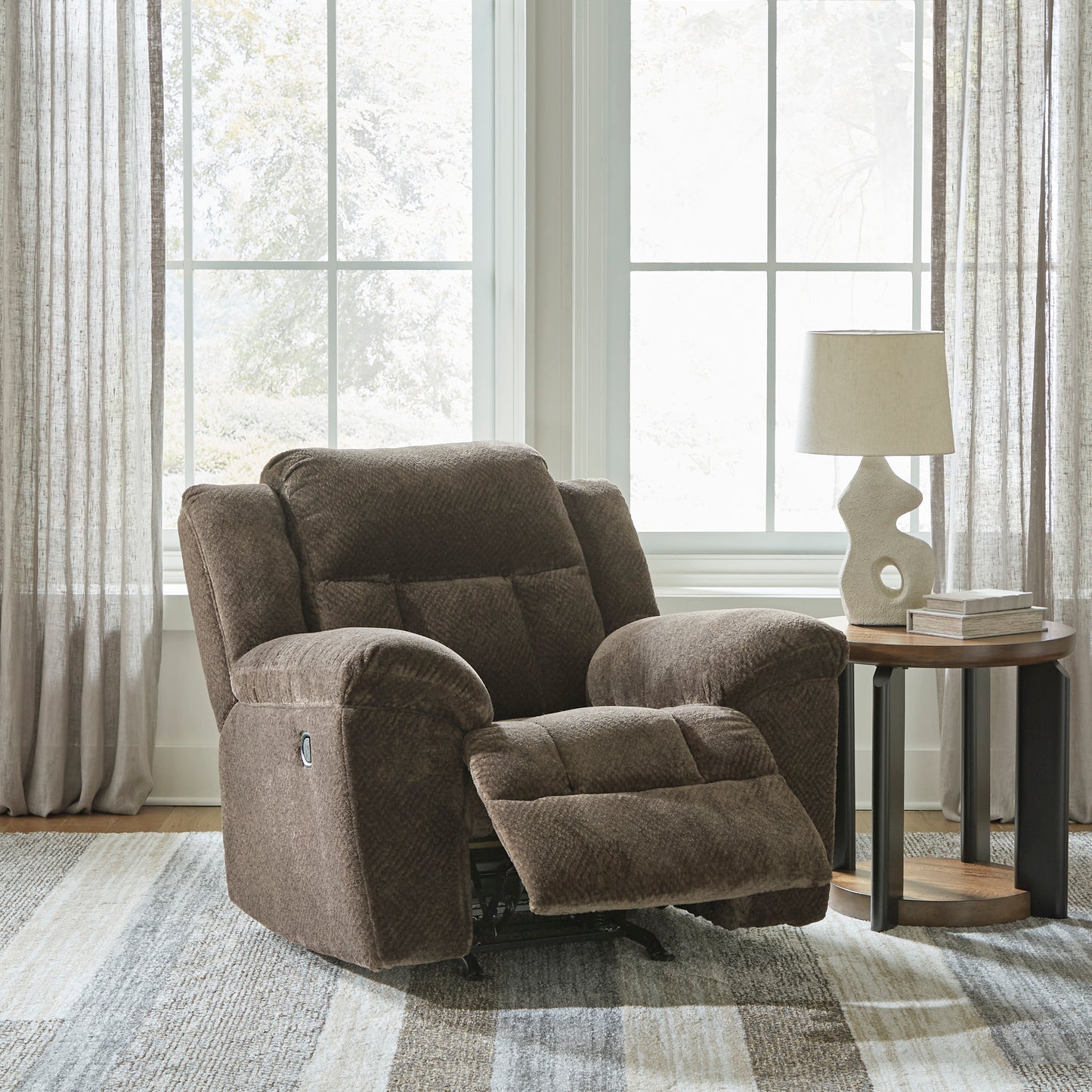 Frohn Rocker Recliner- Chocolate Color