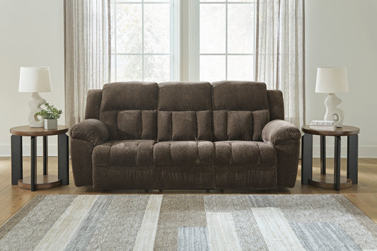 Frohn Reclining Sofa- Chocolate Color