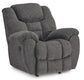 Foreside Rocker Recliner-- Charcoal Color