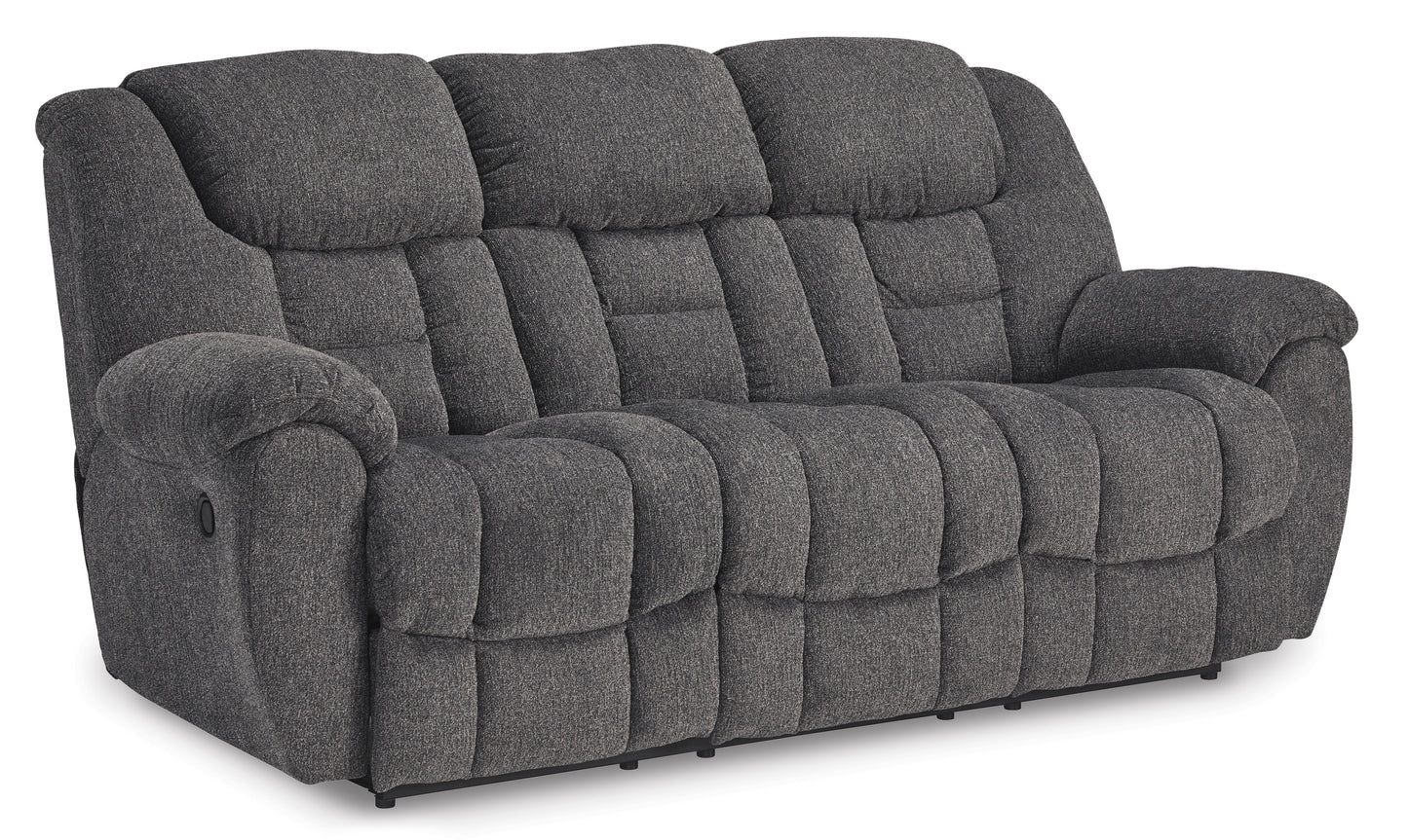 Foreside Reclining Sofa--- Charcol Color