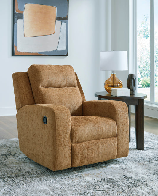 Kanlow Rocker Recliner-- Honey Color