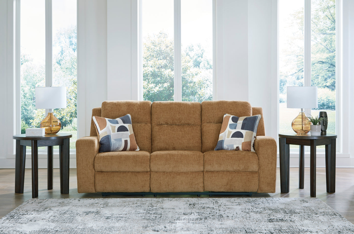 Kanlow Reclining Sofa--- Honey Color