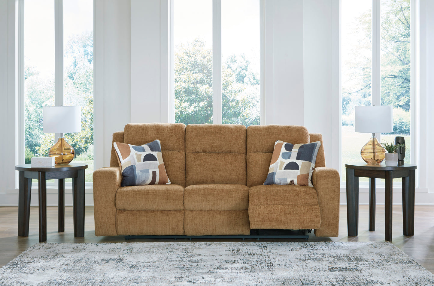 Kanlow Reclining Sofa--- Honey Color