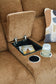 Kanlow DBL Rec Loveseat w/Console- Honey Color