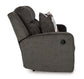 Kanlow DBL Rec Loveseat w/Console- Dusk Color