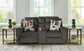 Kanlow DBL Rec Loveseat w/Console- Dusk Color