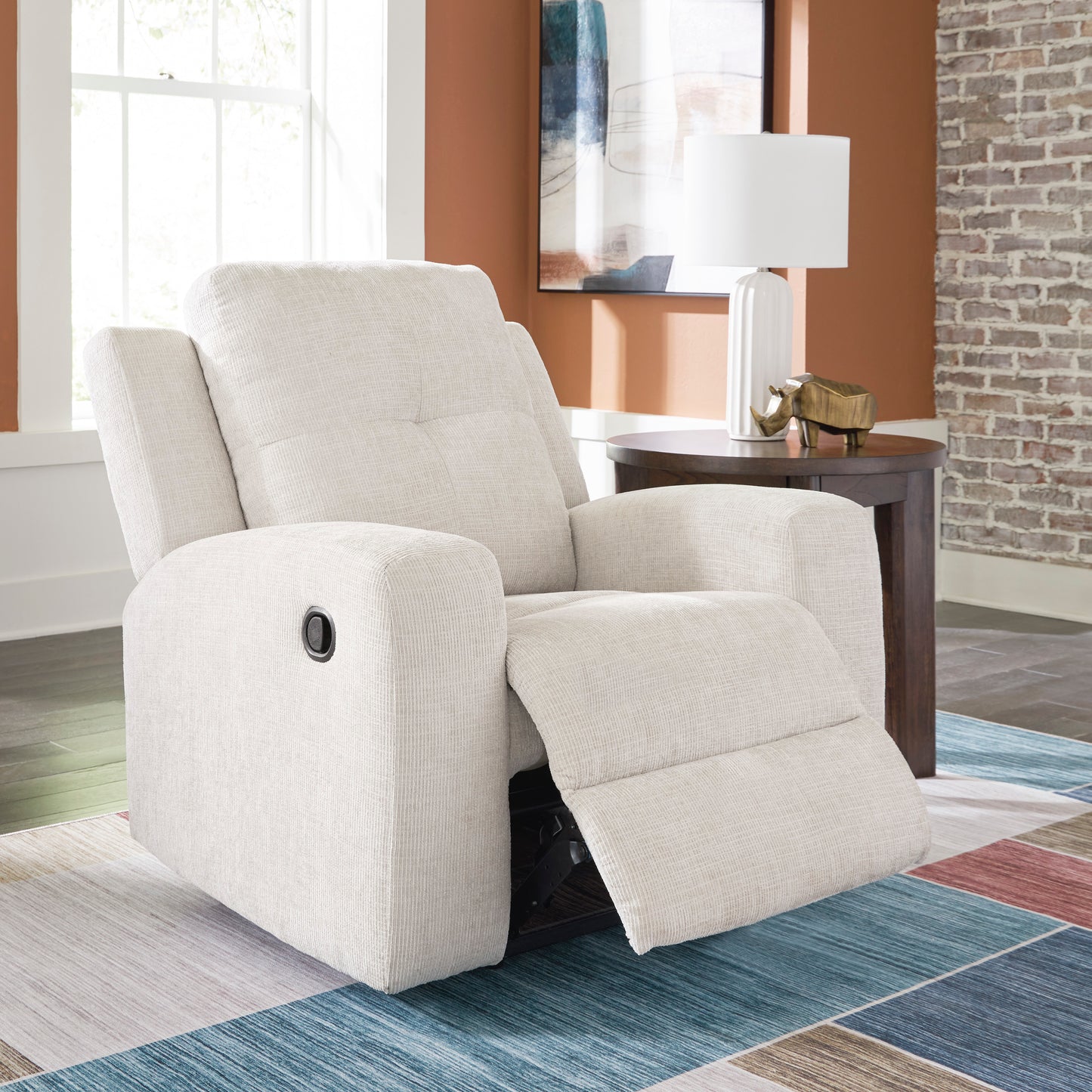 Danum Zero Wall Recliner--Stone Color