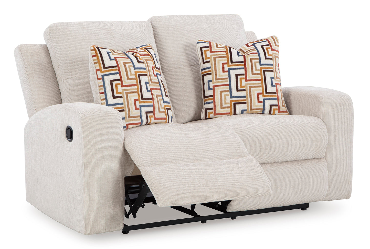 Danum Reclining Loveseat- Stone Color