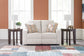 Danum Reclining Loveseat- Stone Color