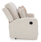 Danum Reclining Loveseat- Stone Color