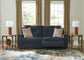 Danum 2 Seat Reclining Sofa- Ink Color