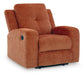 Danum Zero Wall Recliner--Spice Color