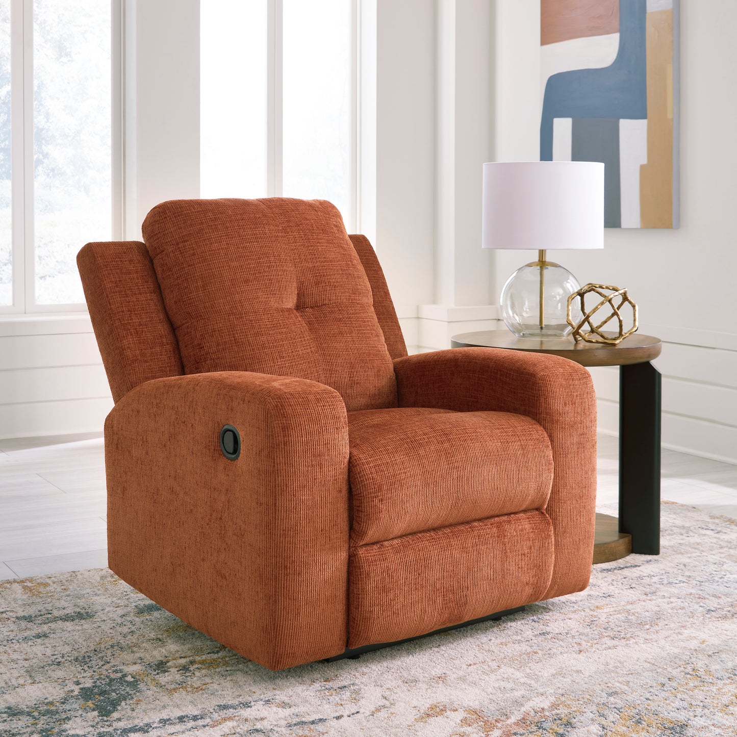 Danum Zero Wall Recliner--Spice Color