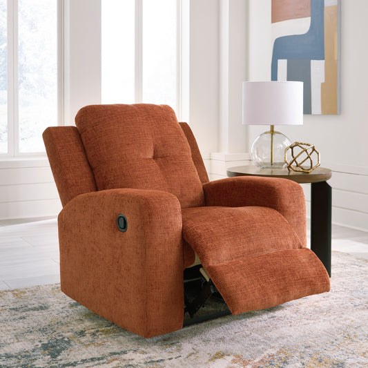 Danum Zero Wall Recliner--Spice Color