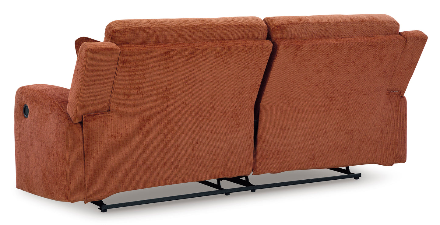 Danum 2 Seat Reclining Sofa-- Spice Color