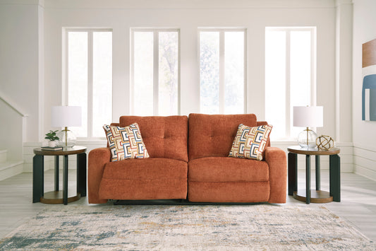 Danum 2 Seat Reclining Sofa-- Spice Color