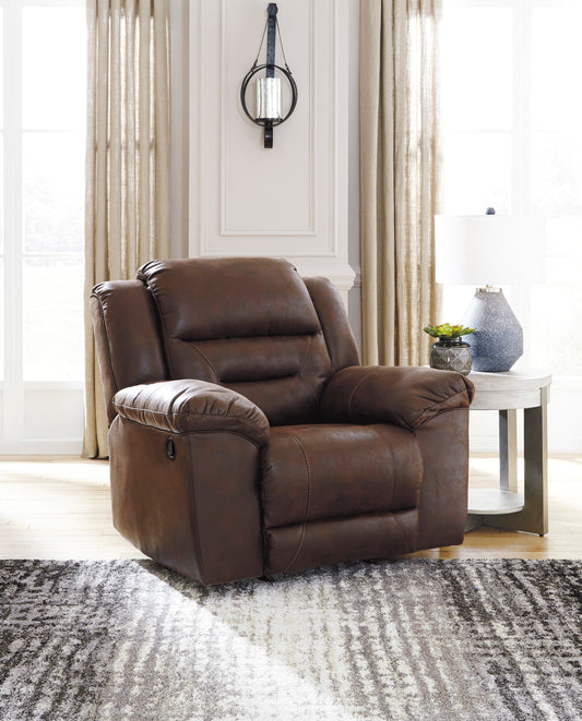 Stoneland Power Rocker Recliner- Chocolate Color