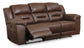 Stoneland Reclining Power Sofa- Chocolate Color