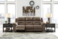 Stoneland Reclining Power Sofa- Fossil Color