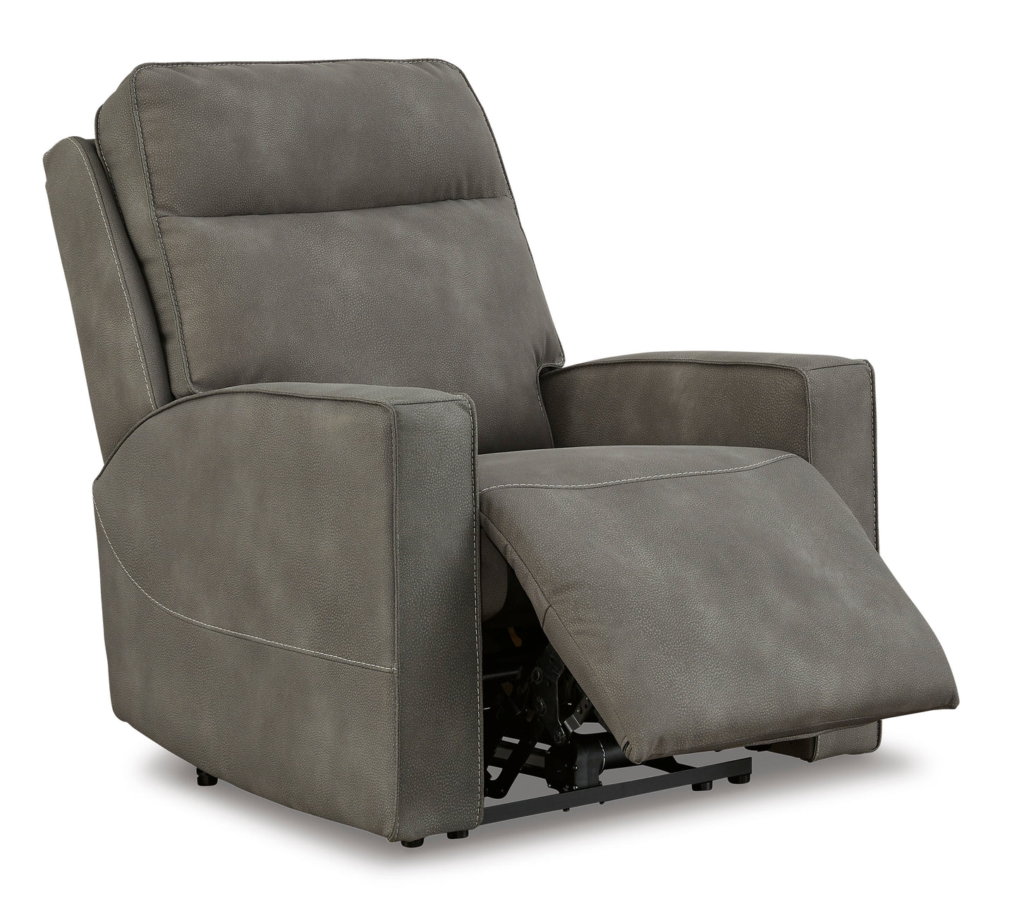 Next-Gen Durapella PWR Recliner/ADJ Headrest-- Slate Color