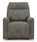 Next-Gen Durapella PWR Recliner/ADJ Headrest-- Slate Color