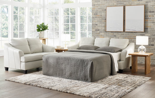 Genoa Queen Sofa Sleeper-- Coconut Color