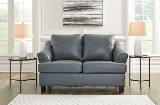 Genoa Loveseat-- Steel Color