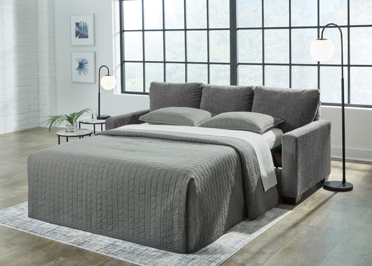 Rannis Queen Sofa Sleeper-- Pewter Color